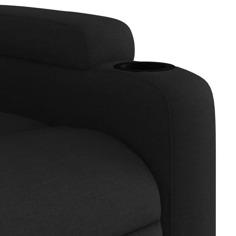 vidaXL Relaxsessel Schwarz Stoff