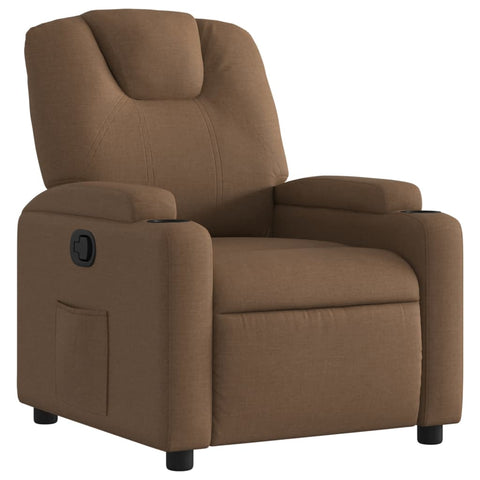 vidaXL Relaxsessel Braun Stoff