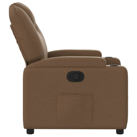 vidaXL Relaxsessel Braun Stoff