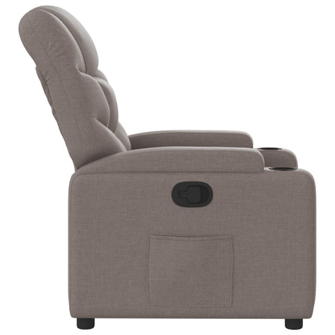 vidaXL Relaxsessel Taupe Stoff