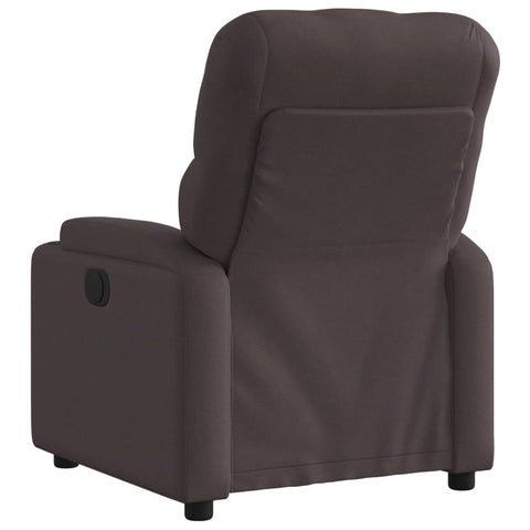 vidaXL Relaxsessel Dunkelbraun Stoff