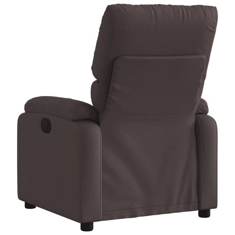 vidaXL Relaxsessel Dunkelbraun Stoff