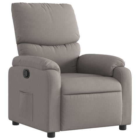 vidaXL Relaxsessel Taupe Stoff