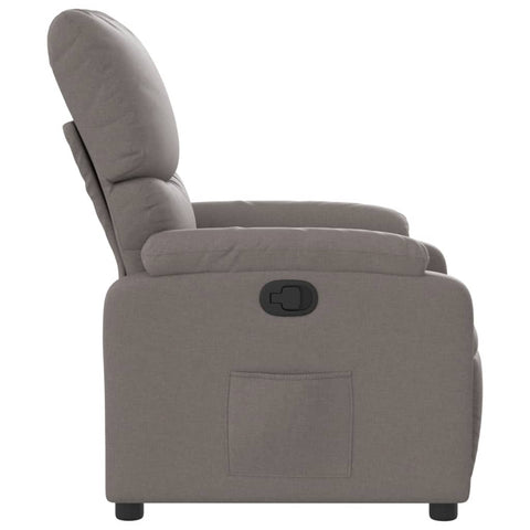 vidaXL Relaxsessel Taupe Stoff