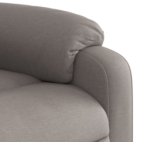 vidaXL Relaxsessel Taupe Stoff