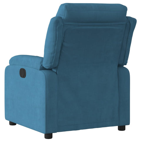 vidaXL Relaxsessel Blau Samt