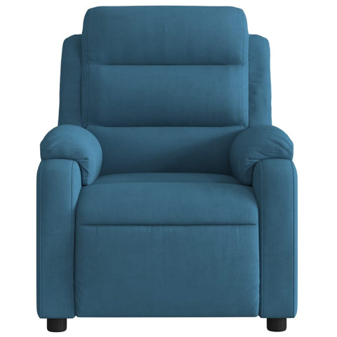 vidaXL Relaxsessel Blau Samt