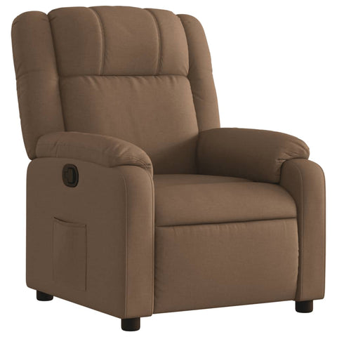 vidaXL Relaxsessel Braun Stoff