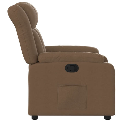 vidaXL Relaxsessel Braun Stoff