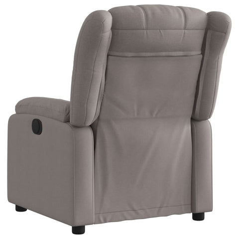 vidaXL Relaxsessel Taupe Stoff