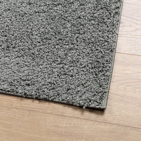 hocami - Teppich Shaggy Hochflor Modern Grün 120x120 cm - teppich-shaggy-hochflor-modern-grun-120x120-cm - 