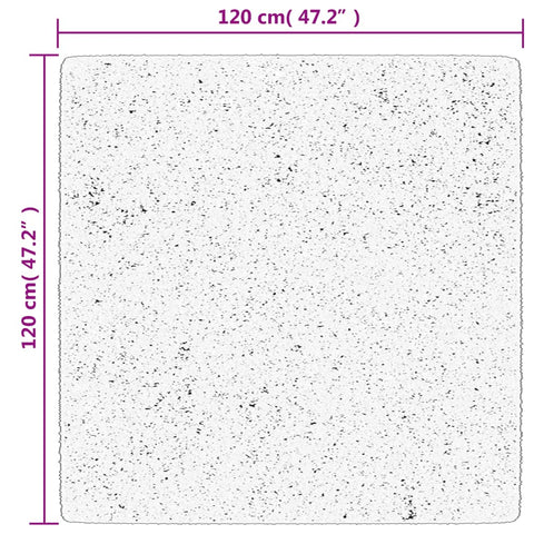 hocami - Teppich Shaggy Hochflor Modern Grün 120x120 cm - teppich-shaggy-hochflor-modern-grun-120x120-cm - 