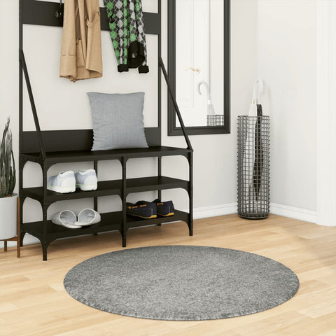 hocami - Teppich Shaggy Hochflor Modern Grün Ø 100 cm - teppich-shaggy-hochflor-modern-grun-o-100-cm - 