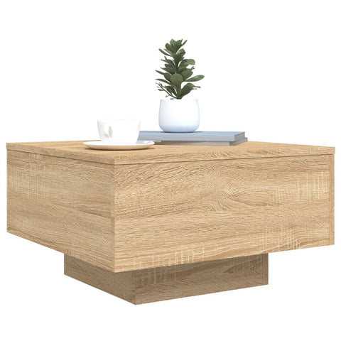 vidaXL Couchtisch Sonoma-Eiche 55x55x31 cm Holzwerkstoff