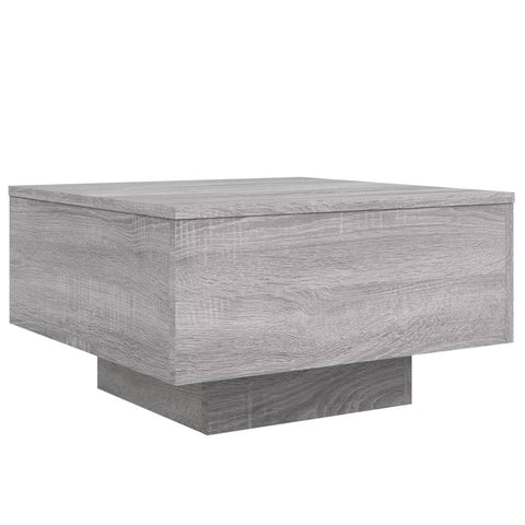 vidaXL Couchtisch Grau Sonoma 55x55x31 cm Holzwerkstoff