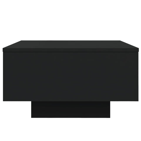 vidaXL Couchtisch mit LED-Leuchten Schwarz 55x55x31 cm