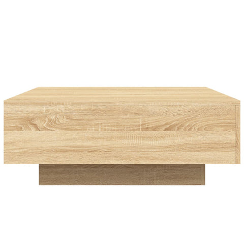 vidaXL Couchtisch Sonoma-Eiche 80x80x31 cm Holzwerkstoff