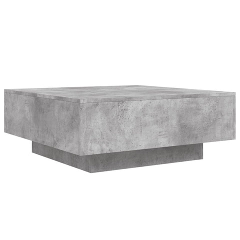 Couchtisch Betongrau 80x80x31 cm Holzwerkstoff