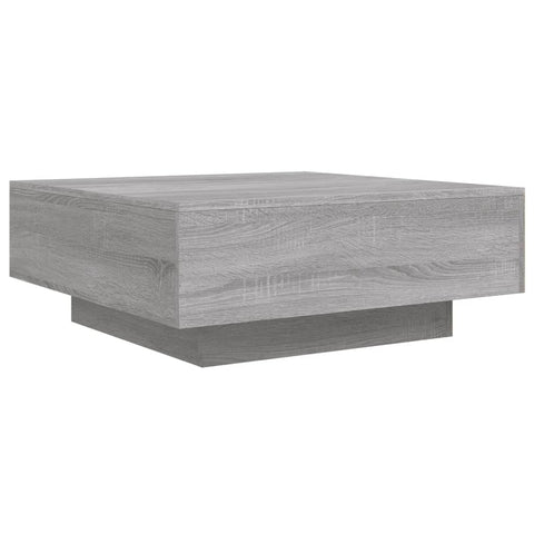 vidaXL Couchtisch Grau Sonoma 80x80x31 cm Holzwerkstoff