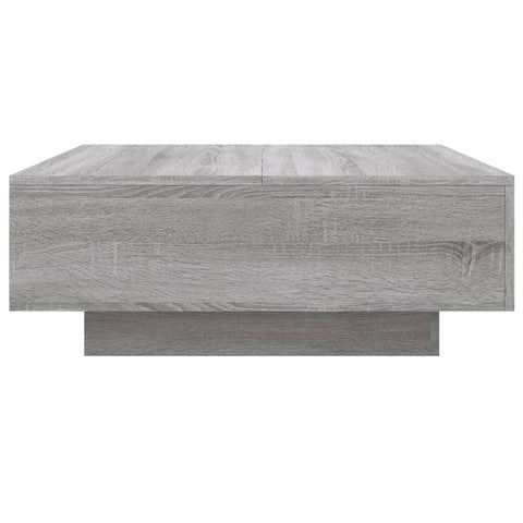 vidaXL Couchtisch Grau Sonoma 80x80x31 cm Holzwerkstoff