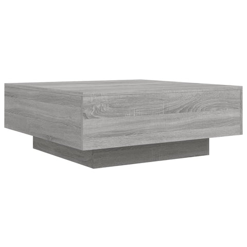 vidaXL Couchtisch Grau Sonoma 80x80x31 cm Holzwerkstoff