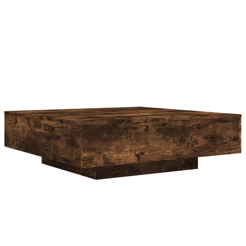 vidaXL Couchtisch Räuchereiche 100x100x31 cm Holzwerkstoff