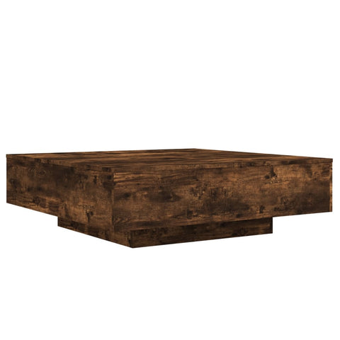 vidaXL Couchtisch Räuchereiche 100x100x31 cm Holzwerkstoff