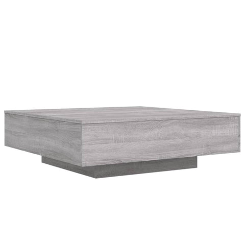 vidaXL Couchtisch Grau Sonoma 100x100x31 cm Holzwerkstoff