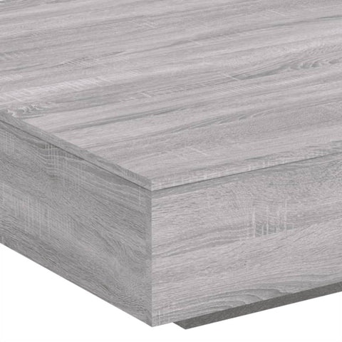 vidaXL Couchtisch Grau Sonoma 100x100x31 cm Holzwerkstoff