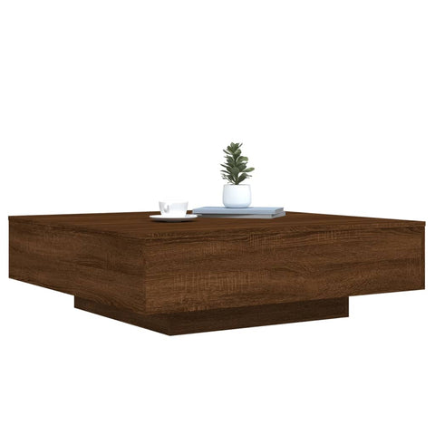 vidaXL Couchtisch Braun Eichen-Optik 100x100x31 cm Holzwerkstoff