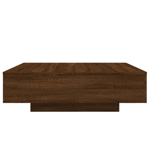 vidaXL Couchtisch Braun Eichen-Optik 100x100x31 cm Holzwerkstoff