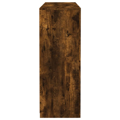 Sideboards mit LED-Leuchten 3 Stk. Räuchereiche Holzwerkstoff