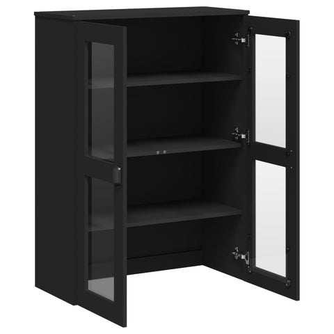 vidaXL Aufsatz für Highboard VIKEN Schwarz Holzwerkstoff