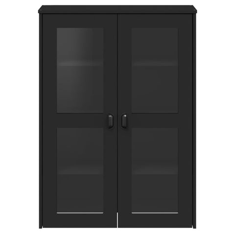 vidaXL Aufsatz für Highboard VIKEN Schwarz Holzwerkstoff