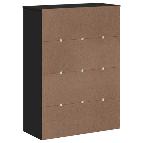 vidaXL Aufsatz für Highboard VIKEN Schwarz Holzwerkstoff