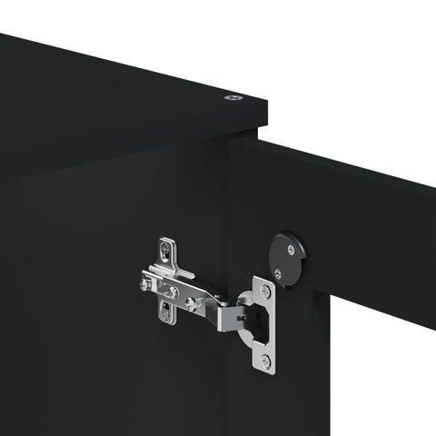 vidaXL Aufsatz für Highboard VIKEN Schwarz Holzwerkstoff