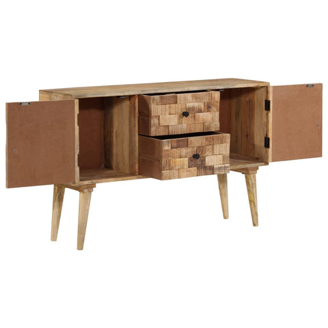 vidaXL Sideboard 110x30x70 cm Massivholz Mango