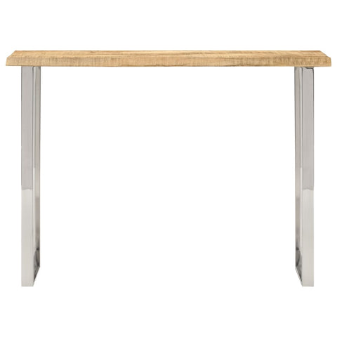 vidaXL Konsolentisch mit Baumkante 105x33x76 cm Massivholz Mango