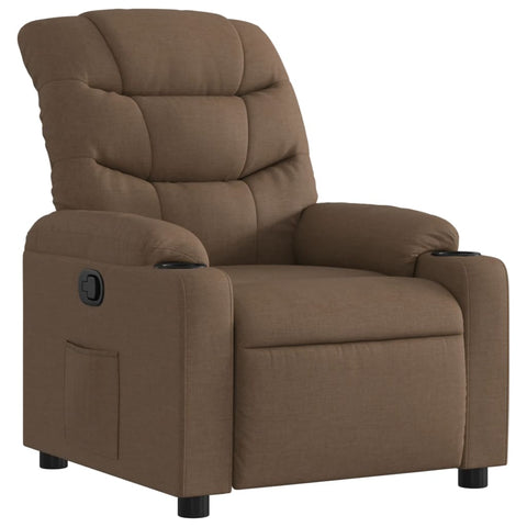 vidaXL Relaxsessel Braun Stoff