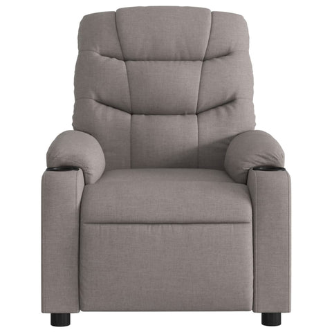 vidaXL Relaxsessel Taupe Stoff