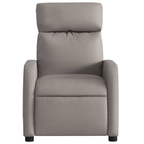 vidaXL Relaxsessel Taupe Stoff