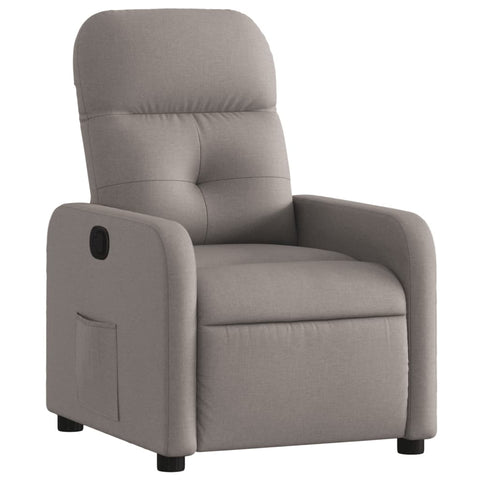 vidaXL Relaxsessel Taupe Stoff