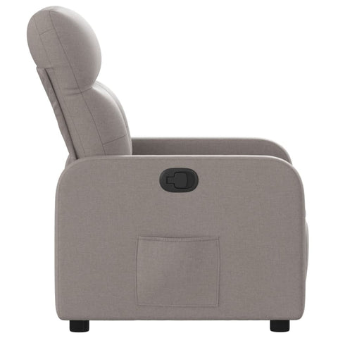 vidaXL Relaxsessel Taupe Stoff