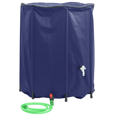 vidaXL Wassertank mit Wasserhahn Faltbar 1250 L PVC