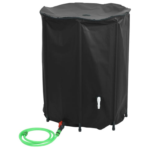 vidaXL Wassertank mit Wasserhahn Faltbar 1350 L PVC