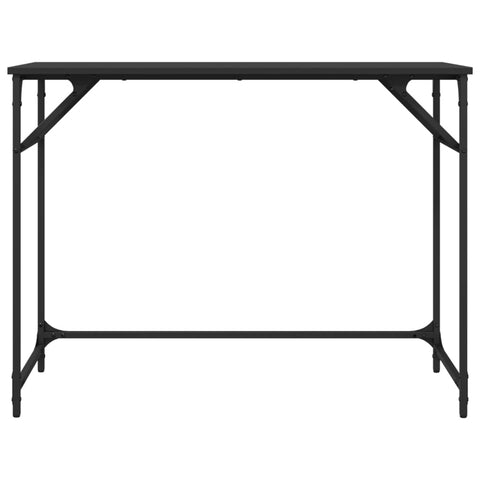 vidaXL Schreibtisch Schwarz 100x45x76 cm Holzwerkstoff und Stahl