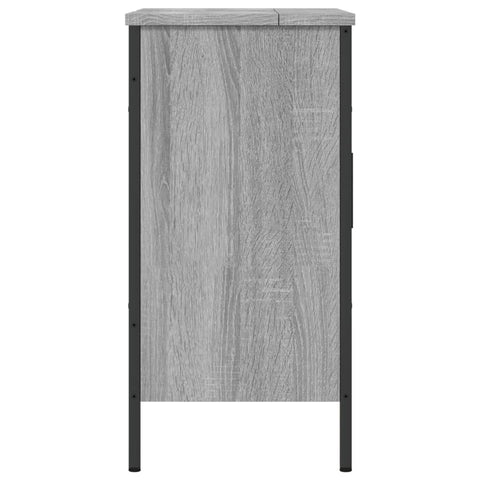 Waschbeckenunterschrank Grau Sonoma 60x30x60 cm Holzwerkstoff