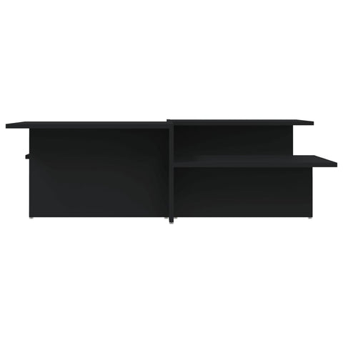 vidaXL Couchtische 2 Stk. Schwarz Holzwerkstoff