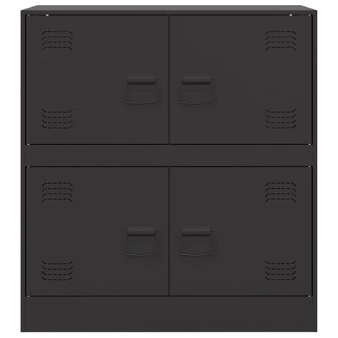 Sideboard Schwarz 67x39x73 cm Stahl