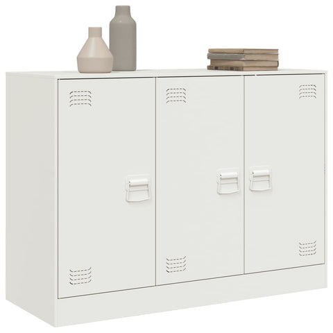 Sideboard Weiß 99x39x73 cm Stahl